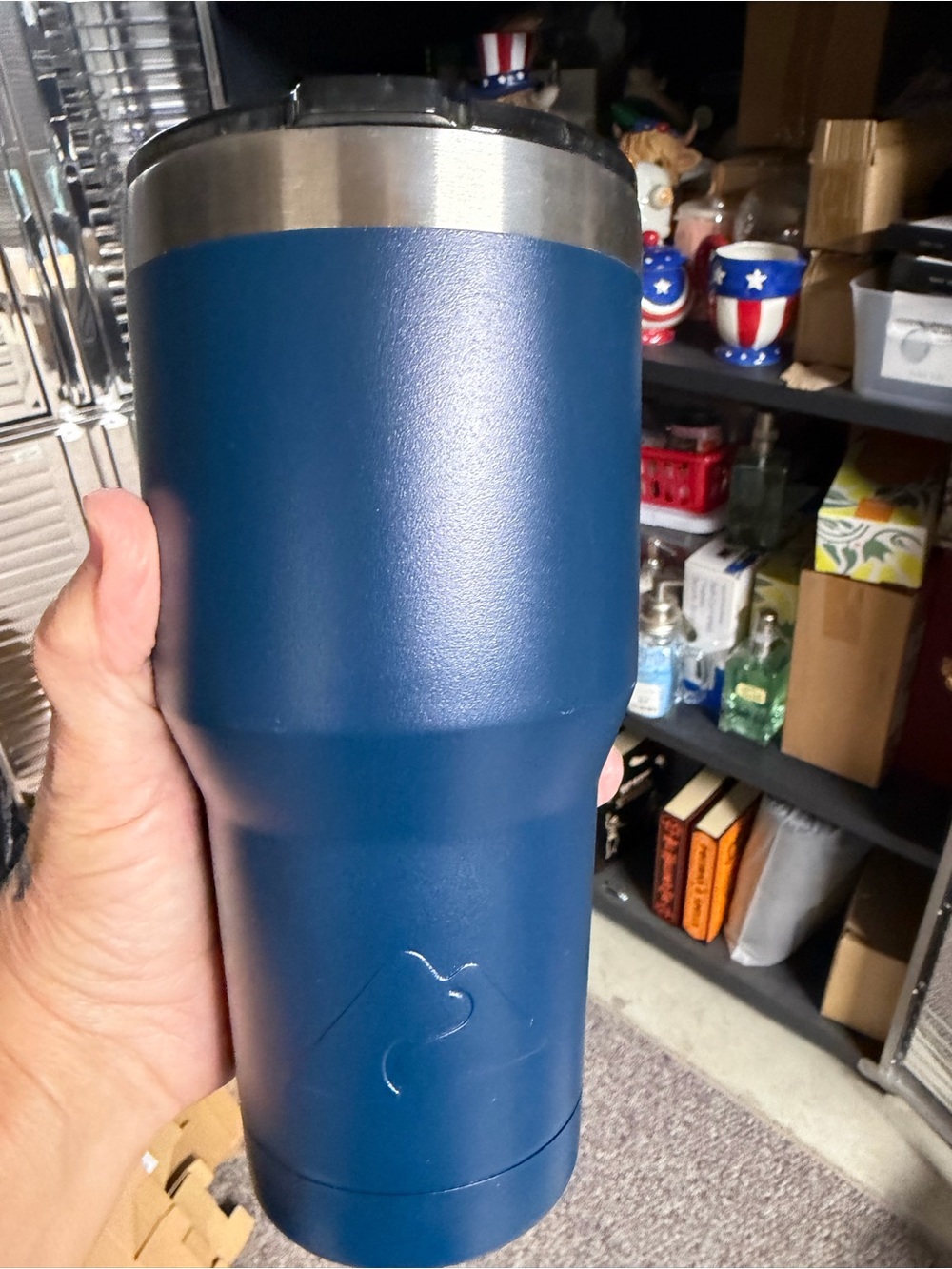 Ozark Trail Navy Blue Insulated Travel Tumbler